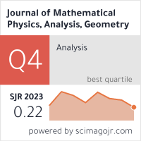 SCImago-статистика журнала 'Журнал математической физики, анализа, геометрии'