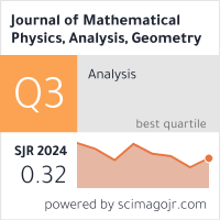 SCImago-статистика журнала 'Журнал математической физики, анализа, геометрии'