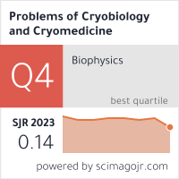 SCImago-статистика журнала 'Проблемы криобиологии и криомедицины'