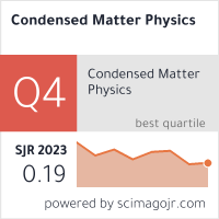 SCImago-статистика журнала Condensed Matter Physics