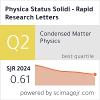 Physica Status Solidi - Rapid Research Letters