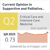 Current opinion in supportive and palliative care