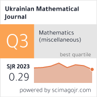 SCImago-статистика журнала Український математичний журнал