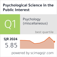 Psychological science in the public interest : a journal of the American Psychological Society