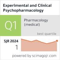 Experimental and Clinical Psychopharmacology