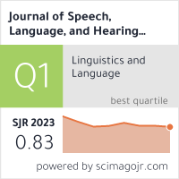 Journal of Speech, Language, and Hearing Research