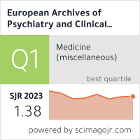 European Archives of Psychiatry and Clinical Neuroscience