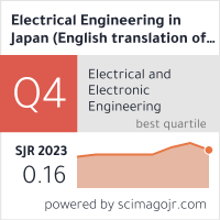 Electrical Engineering in Japan (English translation of Denki Gakkai Ronbunshi)