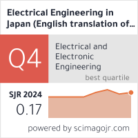 Electrical Engineering in Japan (English translation of Denki Gakkai Ronbunshi)