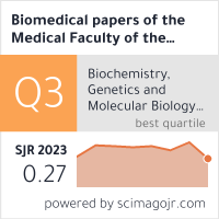 Biomedical papers of the Medical Faculty of the University Palacky, Olomouc, Czechoslovakia