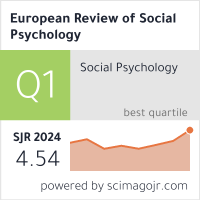 European Review of Social Psychology