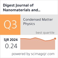 Digest Journal of Nanomaterials and Biostructures