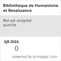 Bibliotheque De Humanisme Et Renaissance