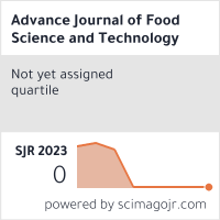 Advance Journal Of Food Science And Technology
