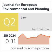 Journal for European Environmental and Planning Law