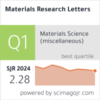 Materials Research Letters