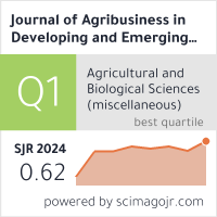 Journal of Agribusiness in Developing and Emerging Economies