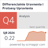 Differencialnie Uravnenia i Protsesy Upravlenia