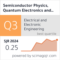 SCImago-статистика журнала 'Semiconductor Physics, Quantum Electronics and Optoelectronics'