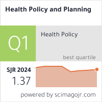 Health Policy and Planning