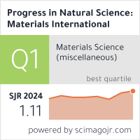 Progress in Natural Science: Materials International