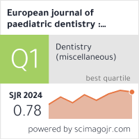 European Journal of Paediatric Dentistry