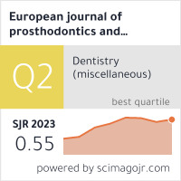 The European journal of prosthodontics and restorative dentistry