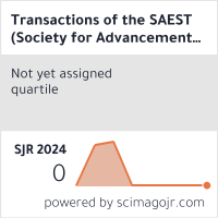 Transactions of the SAEST (Society for Advancement of Electrochemical Science and Technology)