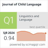journal of child language scimago