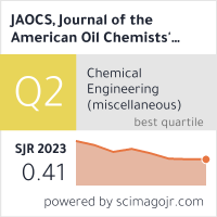 JAOCS, Journal of the American Oil Chemists' Society