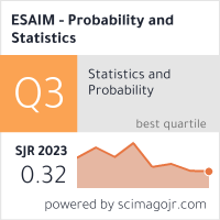 ESAIM - Probability and Statistics