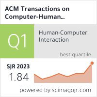 ACM Transactions on Computer-Human Interaction