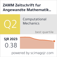 ZAMM Zeitschrift fur Angewandte Mathematik und Mechanik