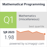 Mathematical Programming, Series B