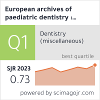 European archives of paediatric dentistry : official journal of the European Academy of Paediatric Dentistry